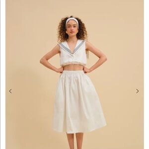 For Love and Lemons Vacation Skirt has pockets 🙌🏼